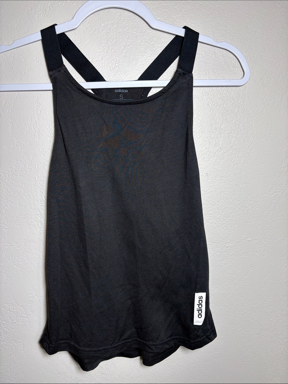 adidas Black Racerback Performance Tank Top
